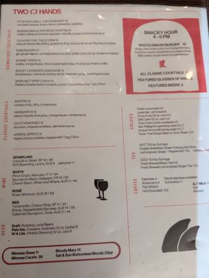 Menu photo 2 Two Hands Nashville, TN