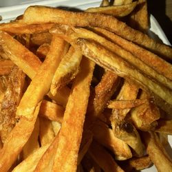 Delicious fresh fries with a great seasoning salt