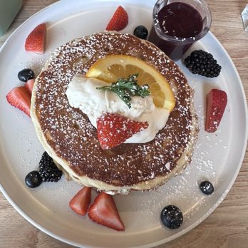 Taste & Glory - Marscapone pancakes - Breakfast & Brunch Near Me - San Mateo, California Taste & Glory - Marscapone pancakes - Breakfast & Brunch Near Me - San Mateo, California