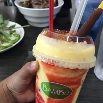 Nho Kitchen - Mango Dazzle Smoothie - Vietnamese Near Me - Fresno, California Nho Kitchen - Mango Dazzle Smoothie - Vietnamese Near Me - Fresno, California