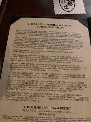 Menu photo 6 Sailfish Marina Palm Beach Shores, FL
