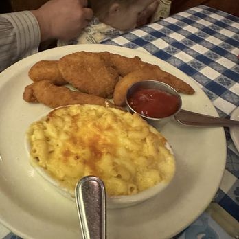 The Angus Barn - Kids chicken tender + mac - Steakhouses Near Me - Raleigh, North Carolina The Angus Barn - Kids chicken tender + mac - Steakhouses Near Me - Raleigh, North Carolina