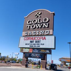 Gold Town Casino - Street sign