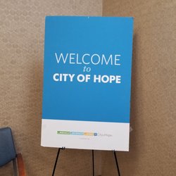 City of Hope Glendale Radiation Oncology - Same sign at different angle.