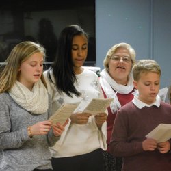 Saint Michael Parish School - Christmas Caroling at a local nursing home December 2017