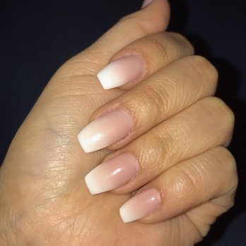 Diamond Nails - Ombré ballerina nails. I wish I got the lady's name so when I go again I can get her to do them again. - Nail Salons Near Me - Anchorage, Alaska