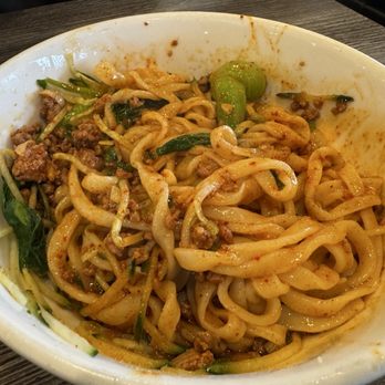 Bing's Dumpling - Hot oil minced pork dry noodles - Dim Sum Near Me - Fremont, California Bing's Dumpling - Hot oil minced pork dry noodles - Dim Sum Near Me - Fremont, California