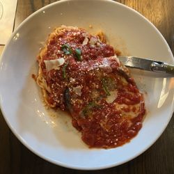 Fitzgerald's Wine Bar - Eggplant Parmesan special. Very tasty