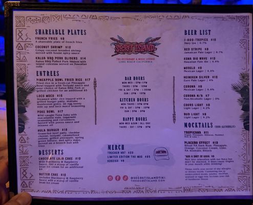 Menu photo 4 Secret Island Long Beach, CA Menu photo 4 Secret Island Long Beach, CA