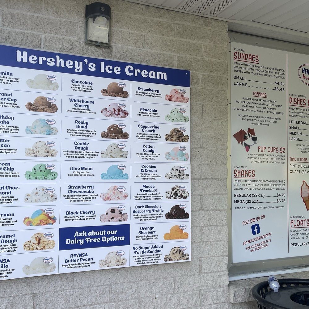 The Ice Cream Shoppe - Menu - Hot Dogs Near Me - Erie, Pennsylvania