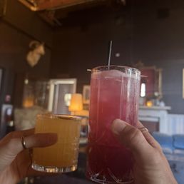 Jalisco Passion & Blueberry Basil Gimlet Jalisco Passion & Blueberry Basil Gimlet