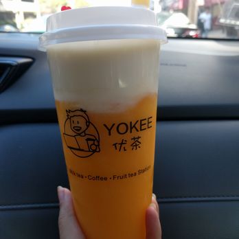 Yokee Milk Tea - Cheese mango icy - Bubble Tea Near Me - Oakland, California Yokee Milk Tea - Cheese mango icy - Bubble Tea Near Me - Oakland, California