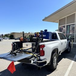 Veteran Welding Services - Picking up material and welding supplies for a job