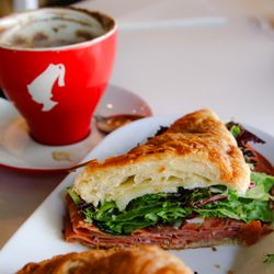 Divine Naples Coffee & Wine - Salami croissant