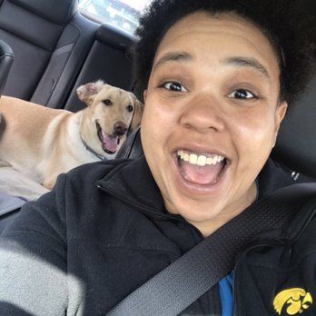 Assisting the QC - Smiling Doggie and Sonya - Pet Sitting Near Me