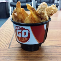 2 piece chicken tenders go cup. #howdoyoukfc