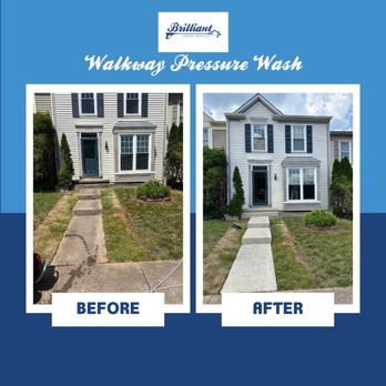 Brilliant Group Services - Walkway pressure washing in Ashburn, VA. Cleaned dirt & algae for a bright entry. - Pressure Washers Near Me - Ashburn, Virginia Brilliant Group Services - Walkway pressure washing in Ashburn, VA. Cleaned dirt & algae for a bright entry. - Pressure Washers Near Me - Ashburn, Virginia