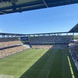 Inside the stadium