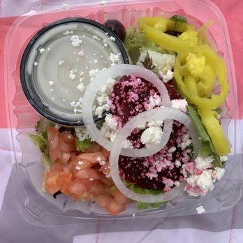 Mim's Mediterranean Grill - Small Greek Salad - Greek Near Me - Petoskey, Michigan