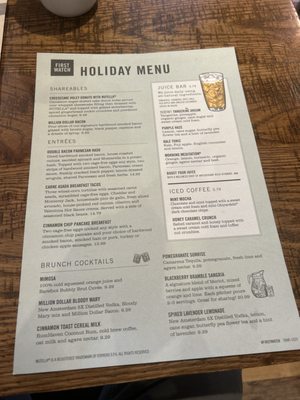 Menu photo 1 First Watch Florence, KY