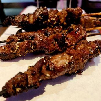 GAO's Kabob & Crab - Close-up of the Big Lamb Skewers - Seafood Near Me - Milpitas, California GAO's Kabob & Crab - Close-up of the Big Lamb Skewers - Seafood Near Me - Milpitas, California