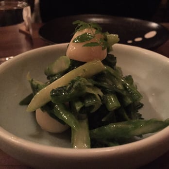 Rintaro - Haru no nuta (salad of asparagus, turnips, turnip greens and spring onions) - Izakaya Near Me - San Francisco, California