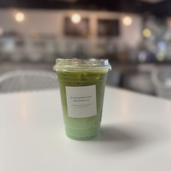 Kaffeine Alley - Pandan Matcha Latte - Cafes Near Me - Anaheim, California Kaffeine Alley - Pandan Matcha Latte - Cafes Near Me - Anaheim, California