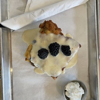 Halcyon - Overnight french toast. sweet but more of a dessert for sharing than a breakfast item in my opinion. - Coffee & Tea Near Me - San Antonio, Texas Halcyon - Overnight french toast. sweet but more of a dessert for sharing than a breakfast item in my opinion. - Coffee & Tea Near Me - San Antonio, Texas