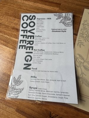 Menu photo 2 Sovereign Coffee Edinburg, TX Menu photo 2 Sovereign Coffee Edinburg, TX