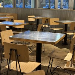 Chipotle Mexican Grill - Messy dining room