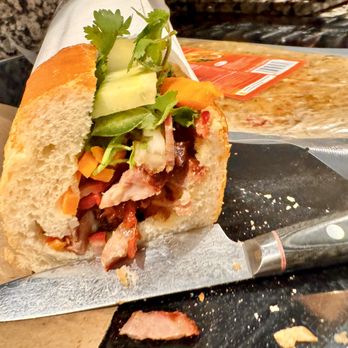 Banh Mi Deluxe - BBQ Pork - Vietnamese Near Me - Seattle, Washington Banh Mi Deluxe - BBQ Pork - Vietnamese Near Me - Seattle, Washington