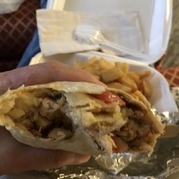 Chicken burrito