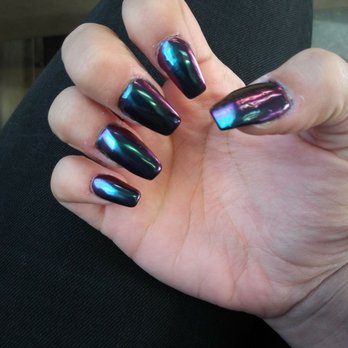 King Nails - Long story short. I paid 50 bucks for this shit! Garbage - Nail Salons Near Me - San Francisco, California