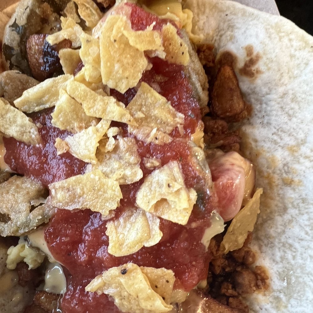 Rusty Taco - Migas Breakfast Taco - Tacos Near Me - Beaumont, Texas Rusty Taco - Migas Breakfast Taco - Tacos Near Me - Beaumont, Texas