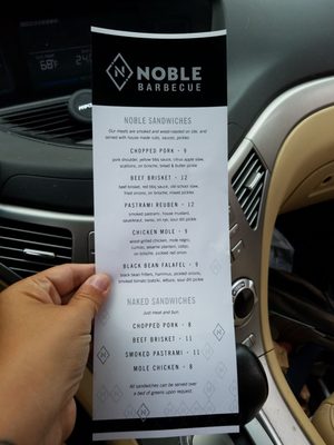 Menu photo 8 Noble Barbecue Portland, ME Menu photo 8 Noble Barbecue Portland, ME