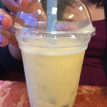 Happy Hana - Ice shard filled pineapple boba with unthawed boba--fail. - Japanese Near Me - University Place, Washington Happy Hana - Ice shard filled pineapple boba with unthawed boba--fail. - Japanese Near Me - University Place, Washington
