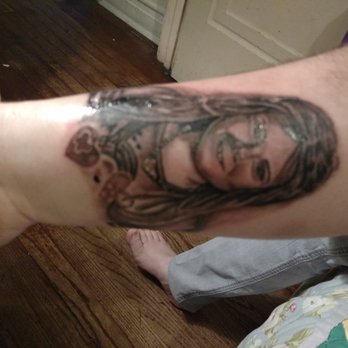 World Class Tattooing Studios - This beautiful portrait of my daughter who passed away was done by Tez. I'm forever grateful. - Piercing Near Me - Berwyn, Illinois
