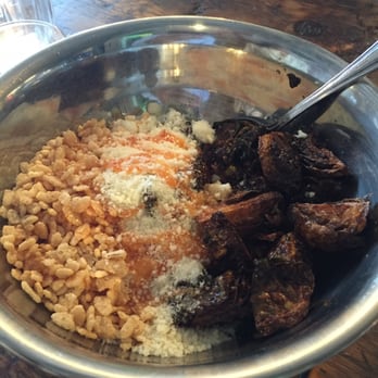 The Parlor - Brussels Sprouts tossed with Rice Krispies - Pizza Near Me - Dobbs Ferry, New York The Parlor - Brussels Sprouts tossed with Rice Krispies - Pizza Near Me - Dobbs Ferry, New York