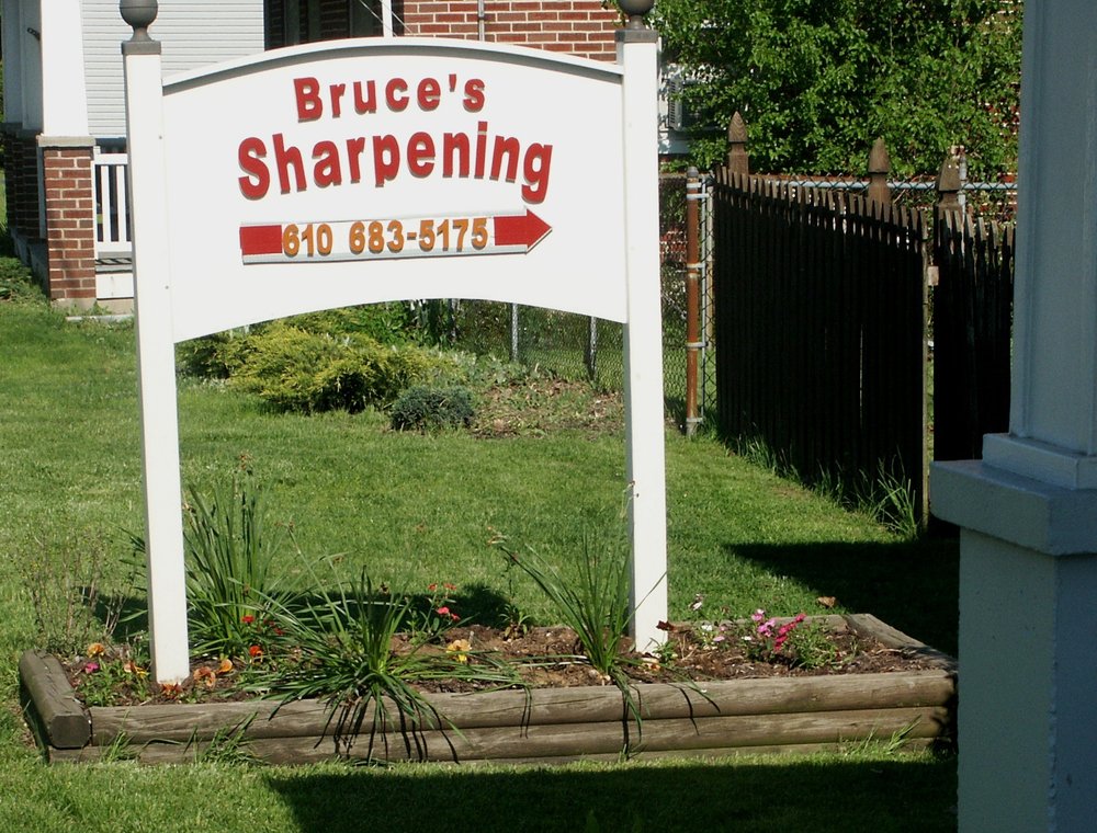 BRUCE’S SHARPENING Updated August 2024 15868 Kutztown Rd, Maxatawny