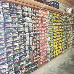 Bud & Gloria's Bait & Tackle - Hundreds (even thousands) of lures/baits and tackle. Live bait in season, too!