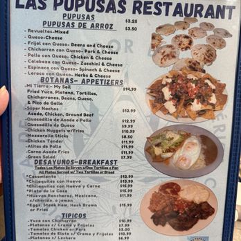 Las Pupusas Restaurant - Menu of food - Salvadoran Near Me - Las Vegas, Nevada Las Pupusas Restaurant - Menu of food - Salvadoran Near Me - Las Vegas, Nevada