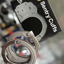 Bazaar Uniforms & Mens Store - We stock professional-grade equipment you can count on. Featured here are the ASP Sentry Cuffs (Model S100), known for their forged steel.