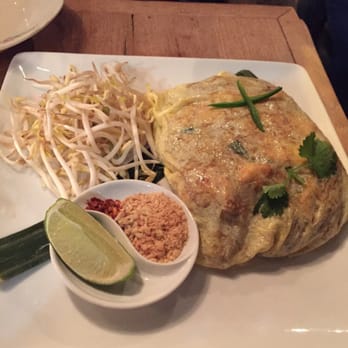 Boda - Chicken Pad Thai- in an omelette! - Thai Near Me - Portland, Maine
