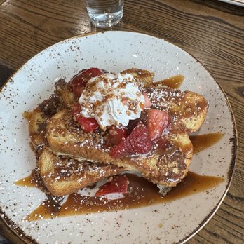 First Watch - Strawberry tres leches French toast - Breakfast & Brunch Near Me - Austin, Texas