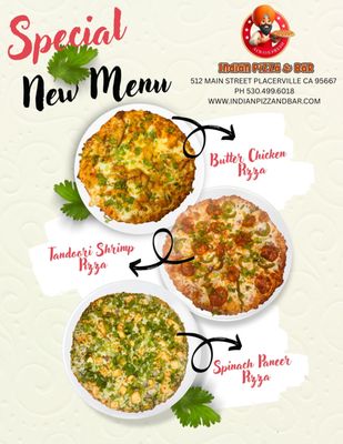 Menu photo 5 Indian Pizza & Bar Placerville, CA
