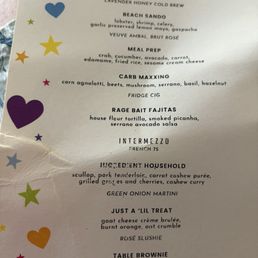 My crumpled menu My crumpled menu