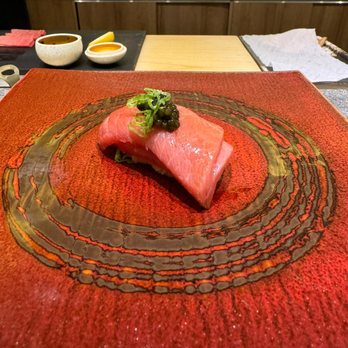 Sushi Yolo - Double toro with caviar and scallions (a highlight) - Sushi Bars Near Me - New York, New York Sushi Yolo - Double toro with caviar and scallions (a highlight) - Sushi Bars Near Me - New York, New York