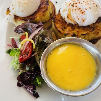 Ocean Prime - Crab cake eggs benedict - Seafood Near Me - Phoenix, Arizona Ocean Prime - Crab cake eggs benedict - Seafood Near Me - Phoenix, Arizona