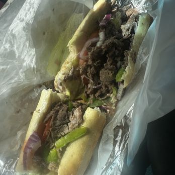 Shah's Halal Food - Steak sandwich,onions,peppers,,lettuce,mayo ketchup.. price $10. Grade 7.5 - Halal Near Me - North Brunswick, New Jersey