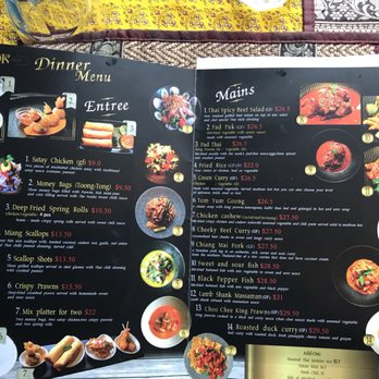 The Nook Eatery - Menu - Thai Near Me - Christchurch, CAN